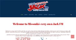 Desktop Screenshot of jackfmmissoula.com